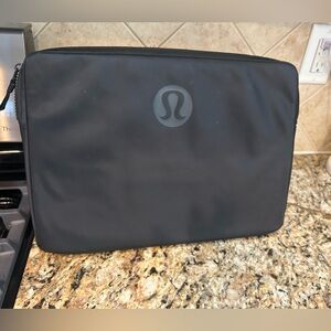 Lululemon Black Laptop Sleeve.
